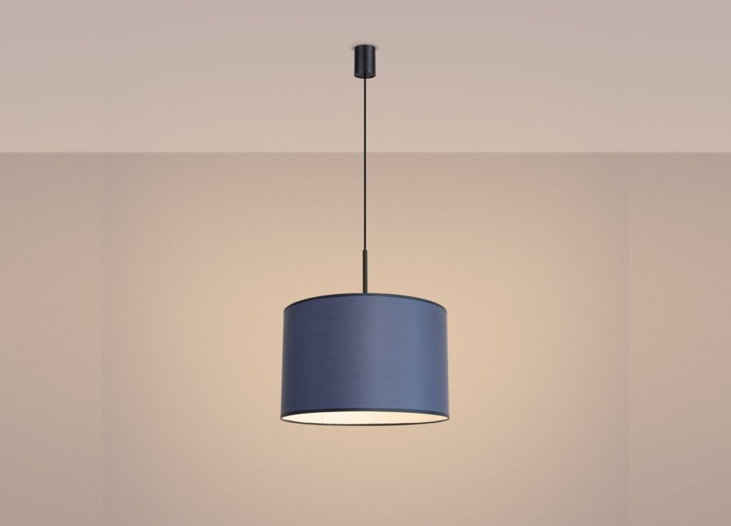 Suspension NEVIA bleu marine 40 cm E27 – vue 4