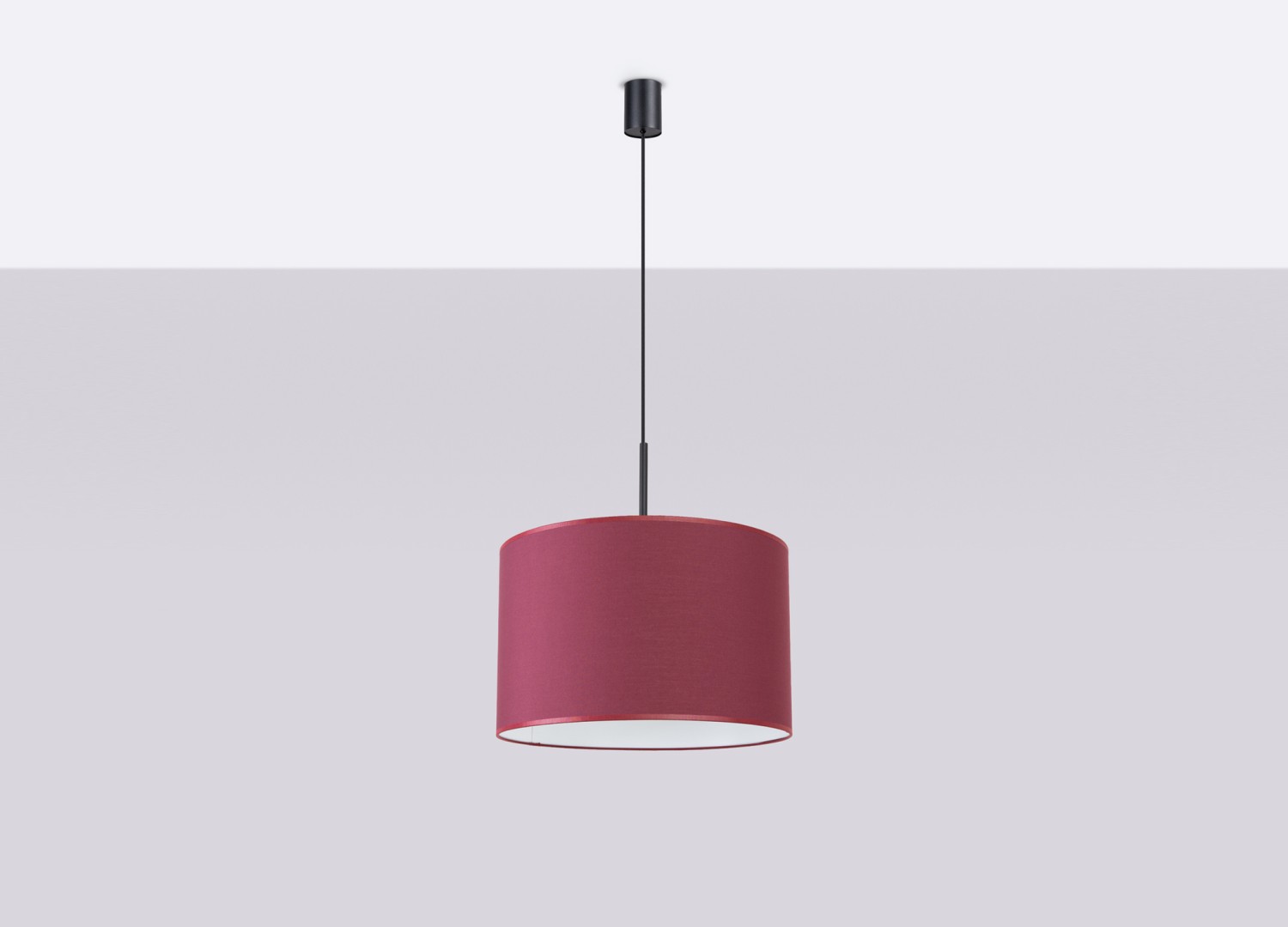 Suspension NEVIA bordeaux 40 cm E27 – vue 3