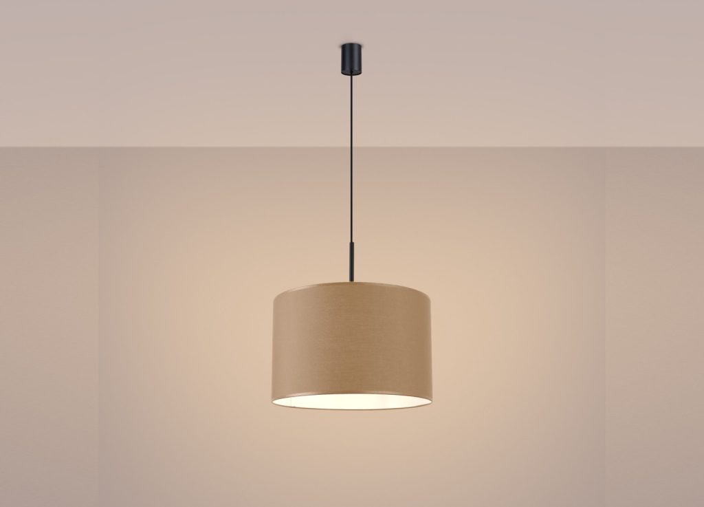 Suspension NEVIA taupe 40 cm E27 – vue 4