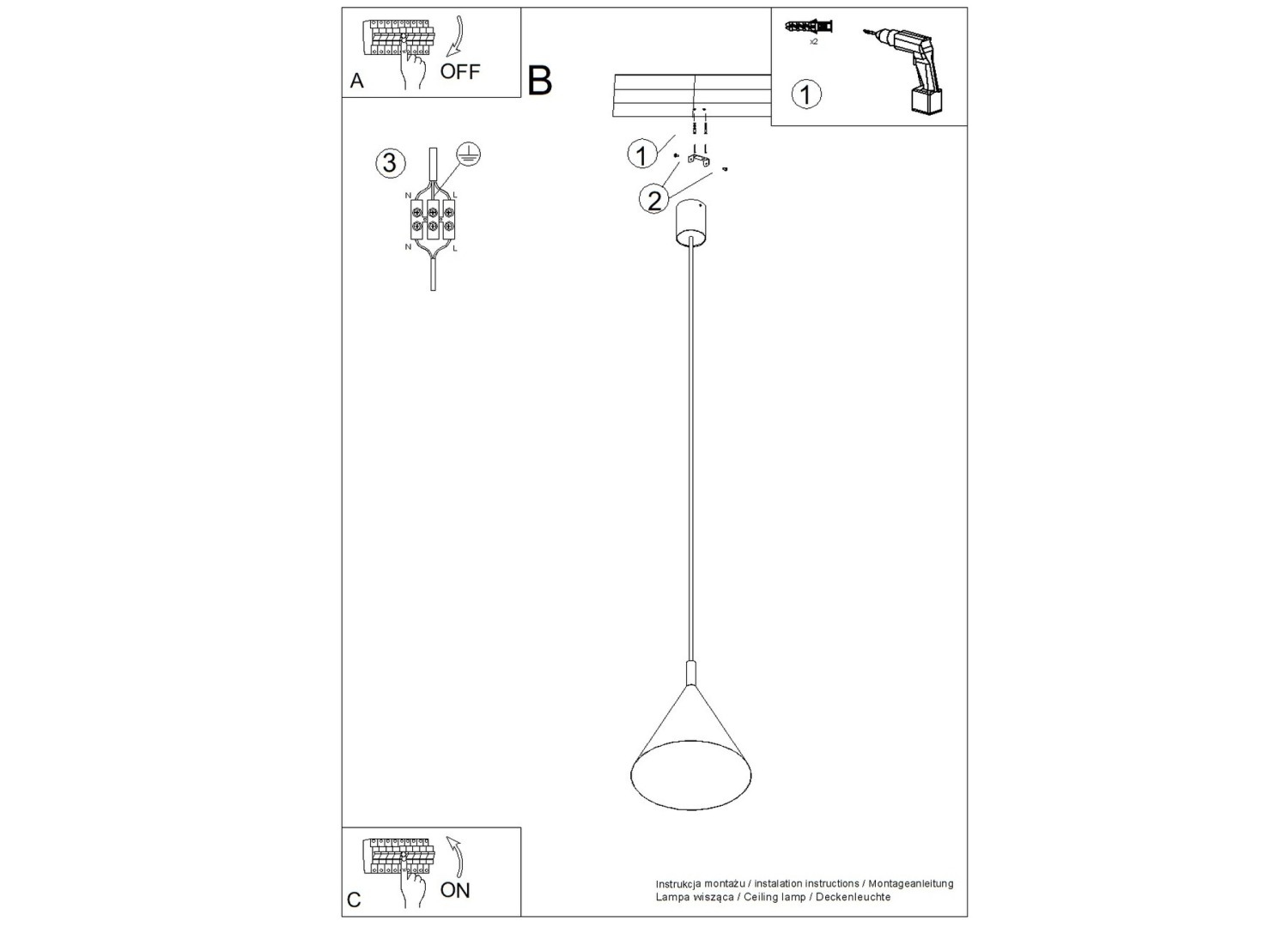 Suspension NOX 25 vert olive – vue complémentaire 10