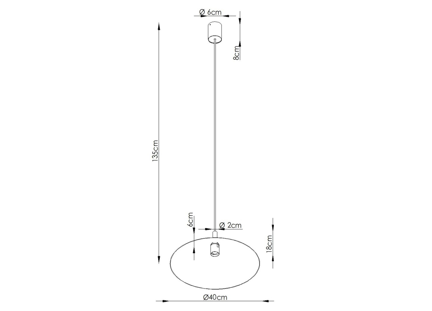 Suspension NOX 40 blanc – vue complémentaire 9