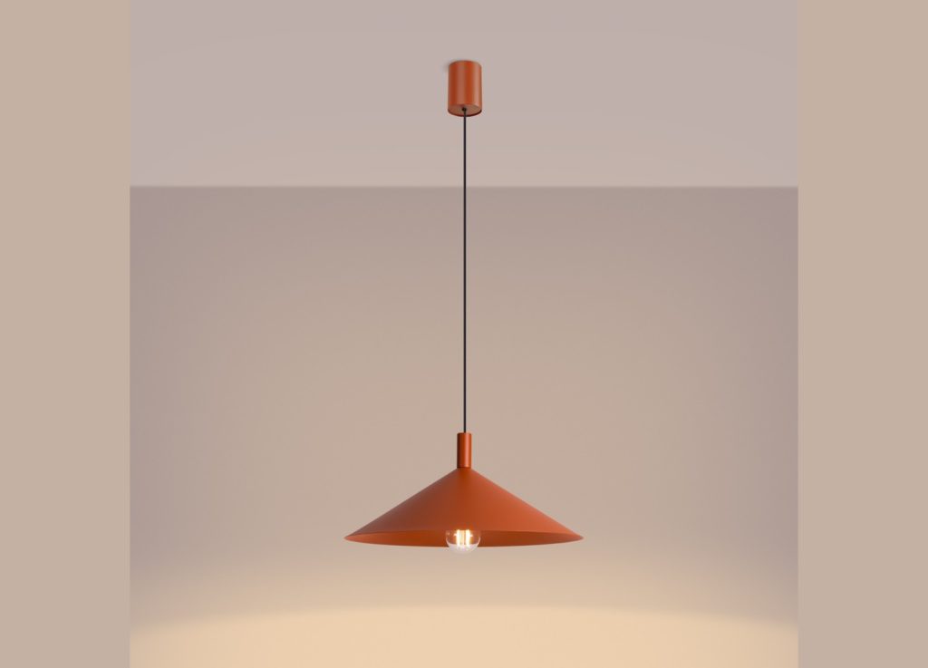 Suspension NOX 40 ocre rouge – vue complémentaire 3