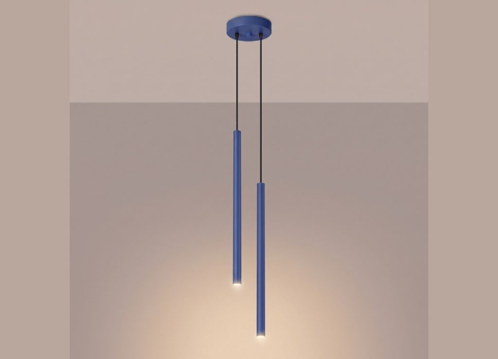 Suspension PASTELO 2 bleu outremer – vue complémentaire 3