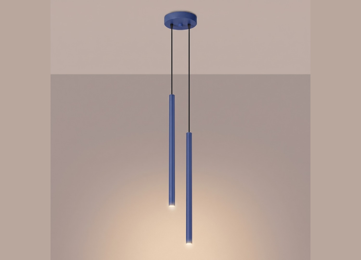 Suspension PASTELO 2 bleu outremer – vue complémentaire 3