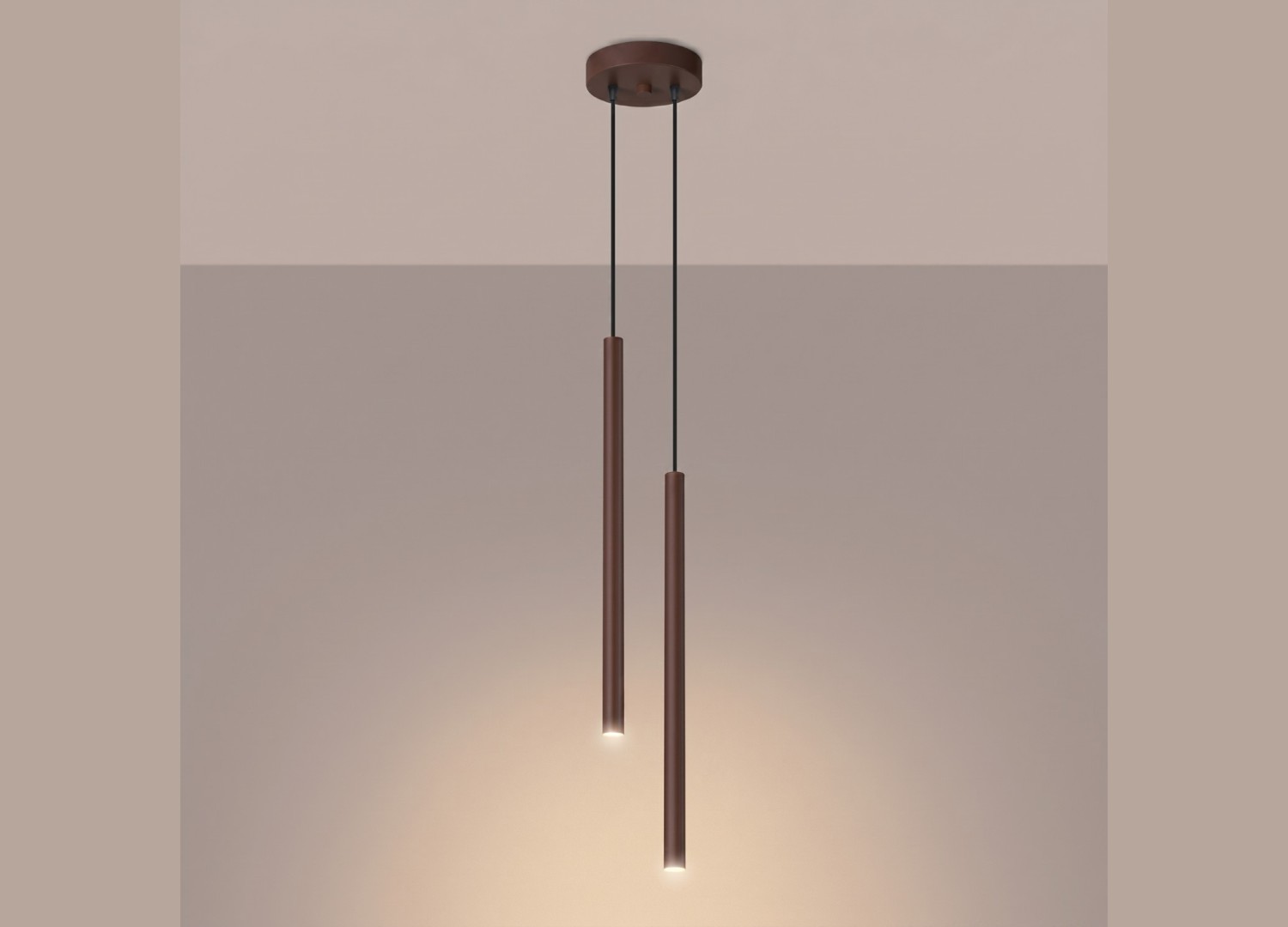 Suspension PASTELO 2 brun – vue complémentaire 3