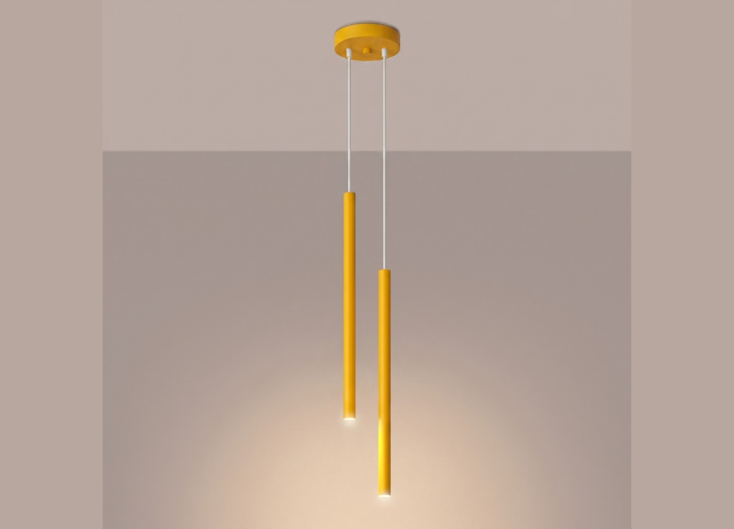 Suspension PASTELO 2 jaune – vue complémentaire 3