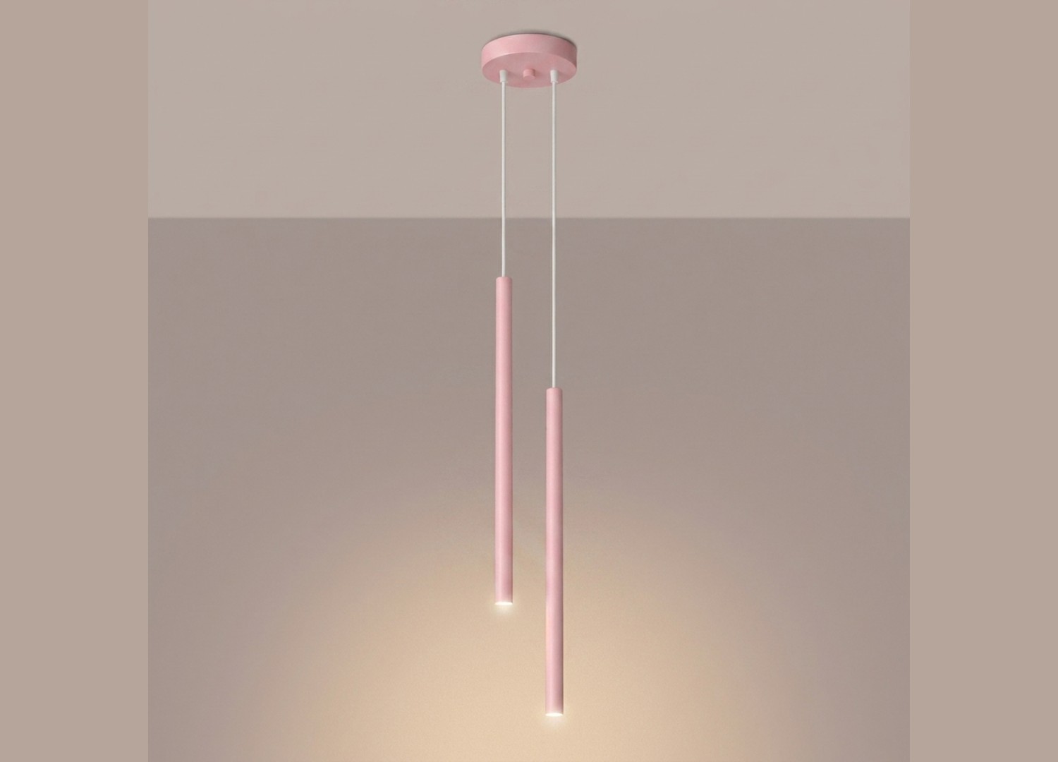 Suspension PASTELO 2 rose – vue complémentaire 3