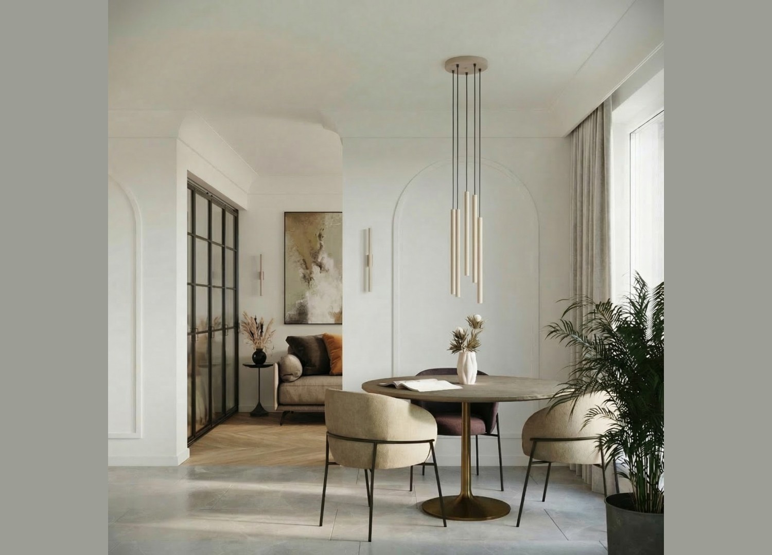 Suspension PASTELO 2 taupe – vue complémentaire 7