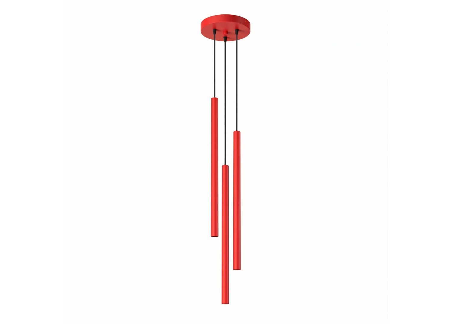 Suspension PASTELO 3P rouge