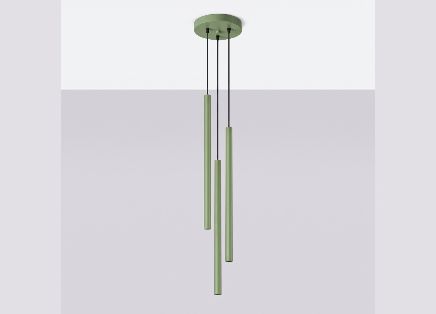 Suspension PASTELO 3P sauge – vue complémentaire 2