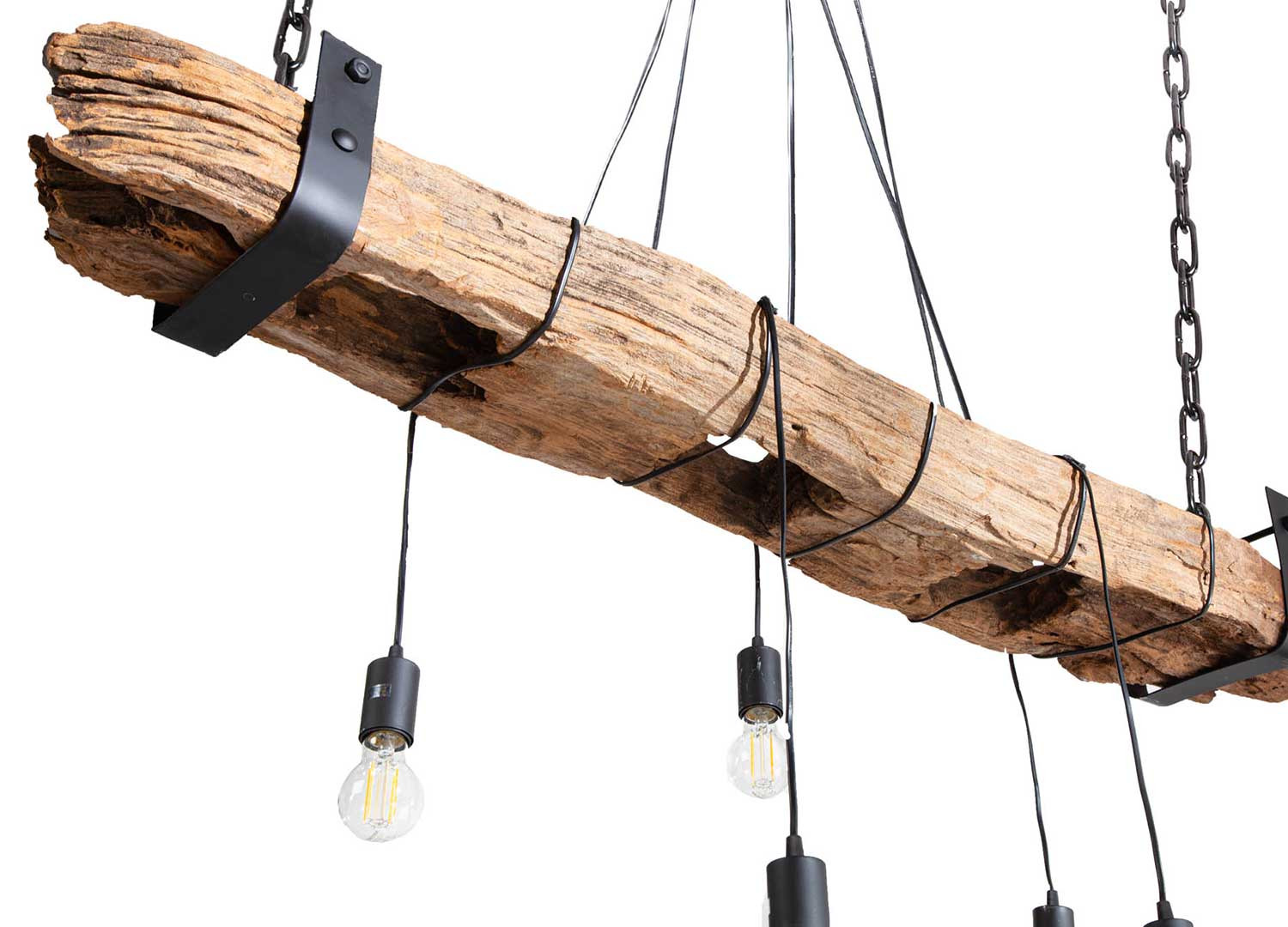 Suspension poutre 152 cm avec 5 lumières