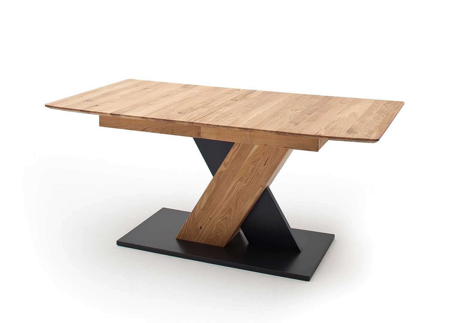Table à manger 140 cm chêne sauvage extensible à 185 cm