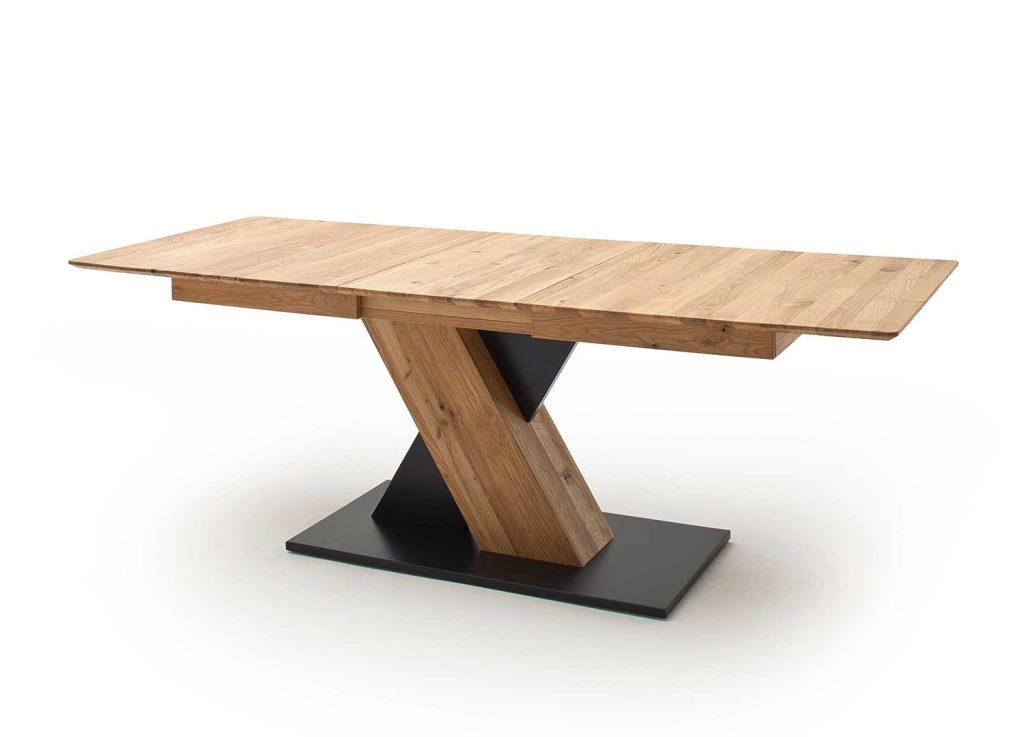 Table à manger 140 ou 180 cm extensible chêne sauvage