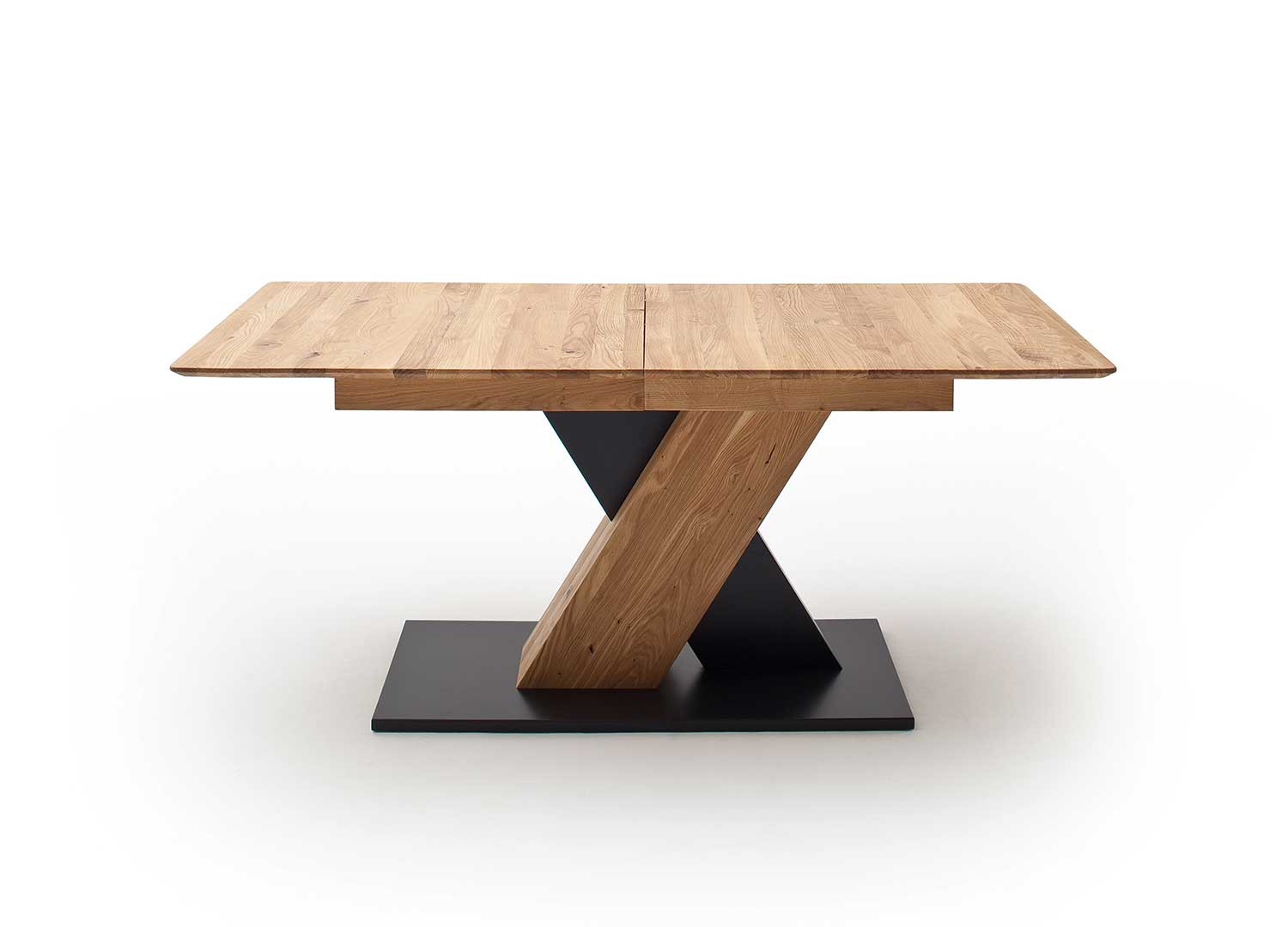 Table à manger 140 cm chêne sauvage extensible à 185 cm