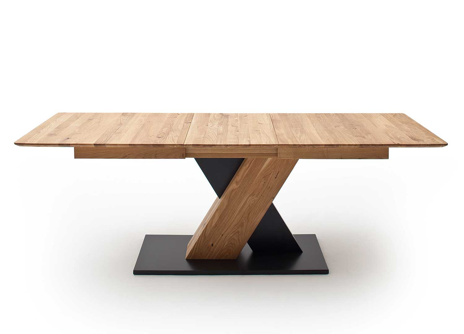 Table à manger 140 cm chêne sauvage extensible à 185 cm