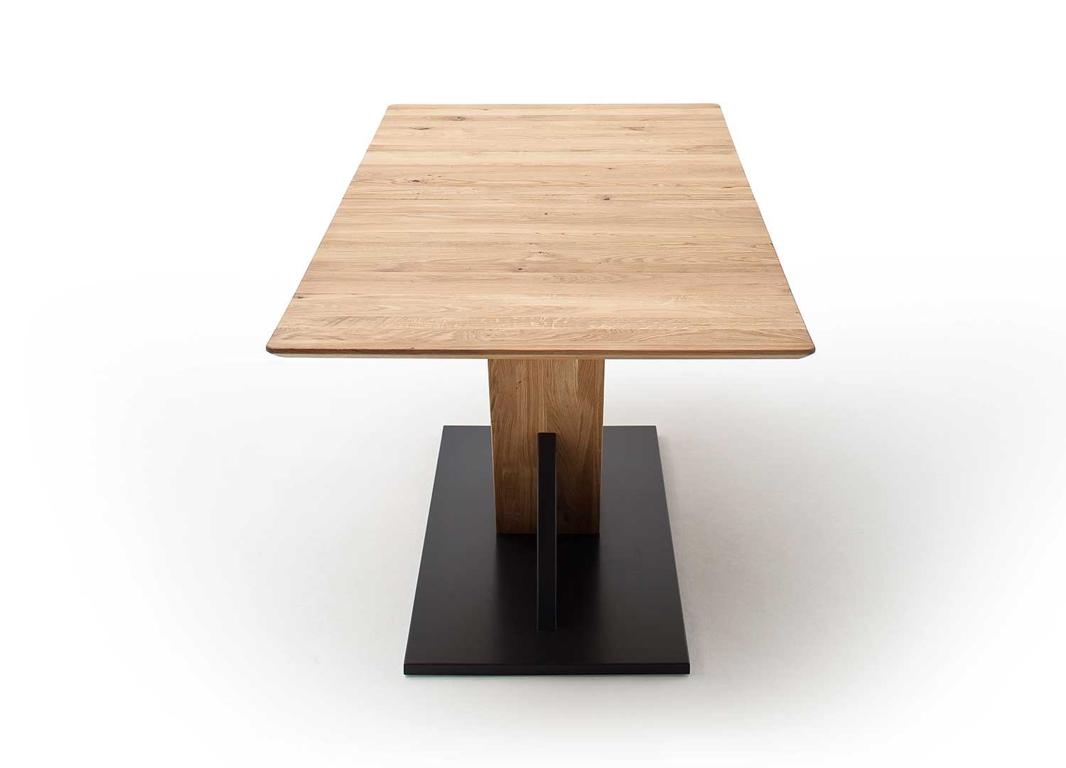 Table à manger 140 cm chêne sauvage extensible à 185 cm