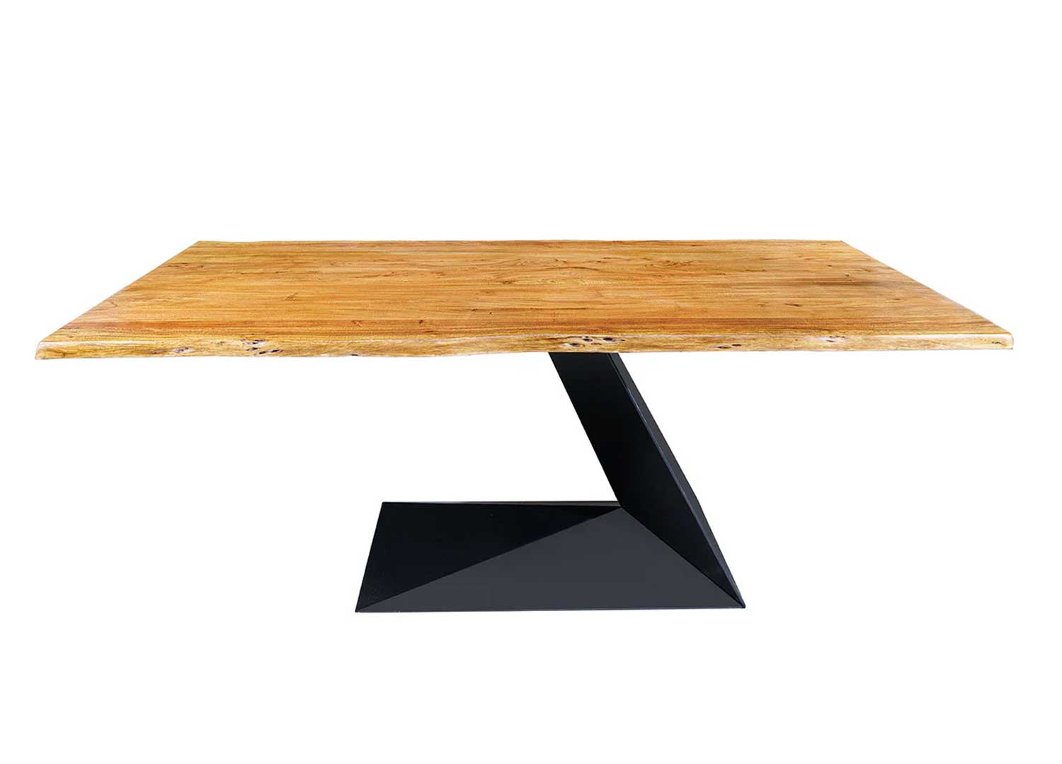 Table à manger acacia 2m et métal Wilson