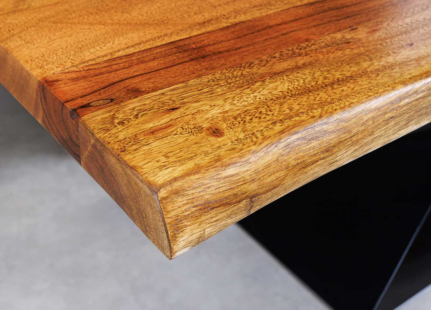 Table à manger acacia 2m et métal Wilson
