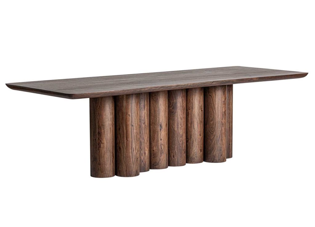 Table à manger acacia marron 260 cm Beker