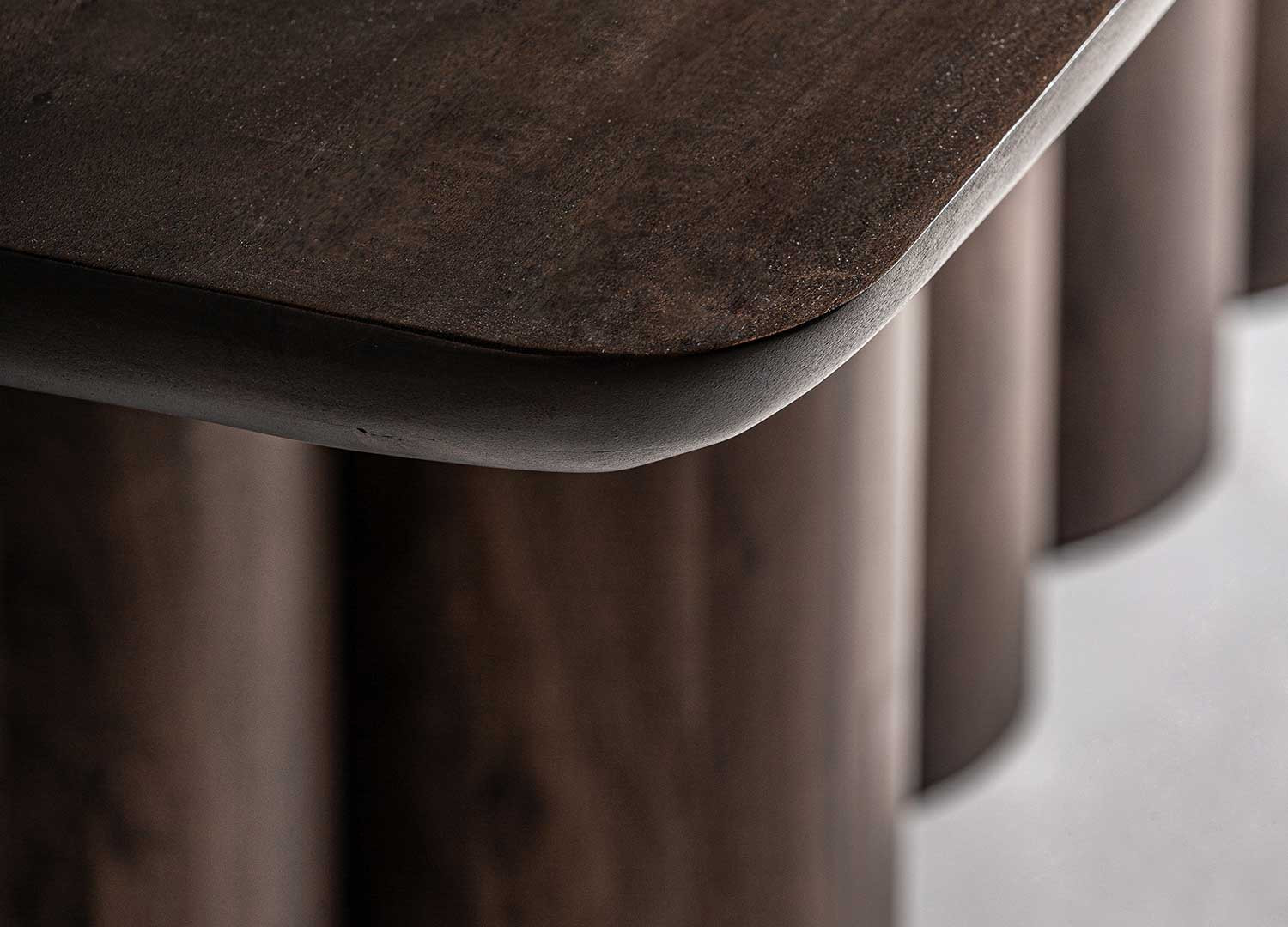 Table à manger acacia marron 260 cm Beker