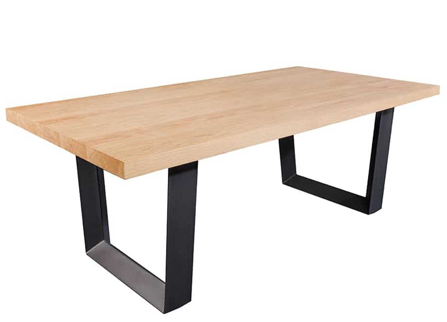 Table à manger aspect chêne 2m10 Anaya