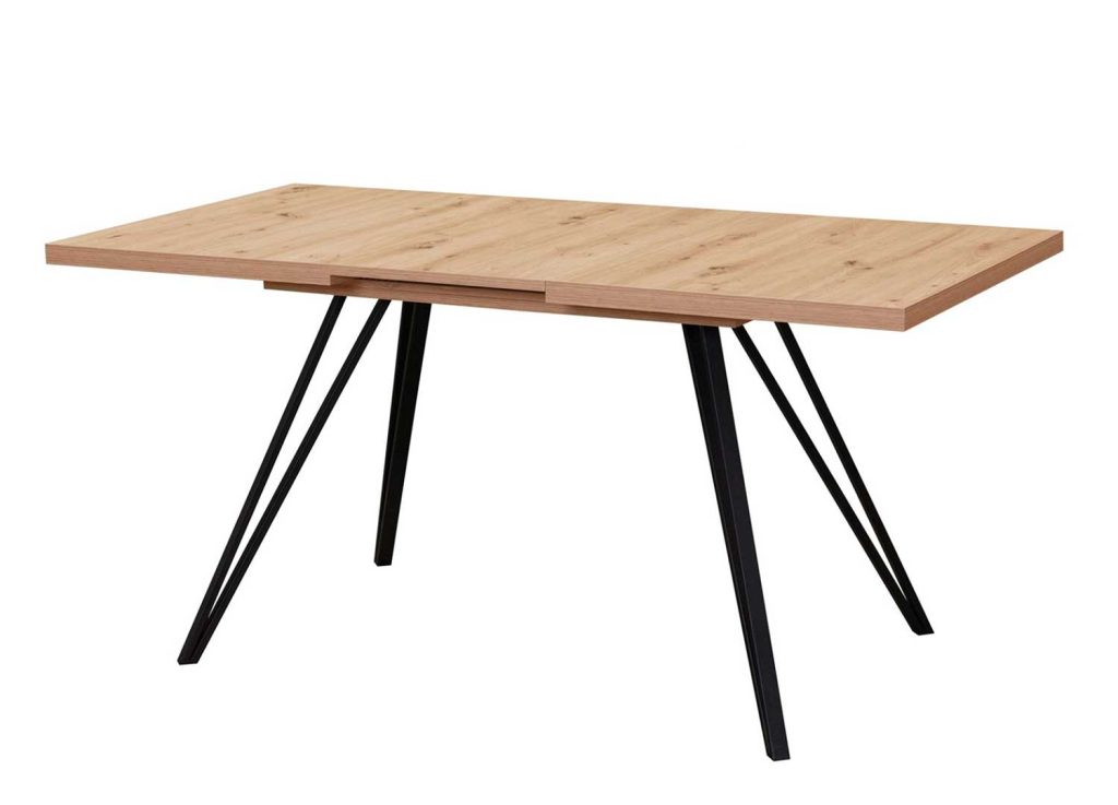Table à manger avec allonge 160-200 cm chêne Maonie