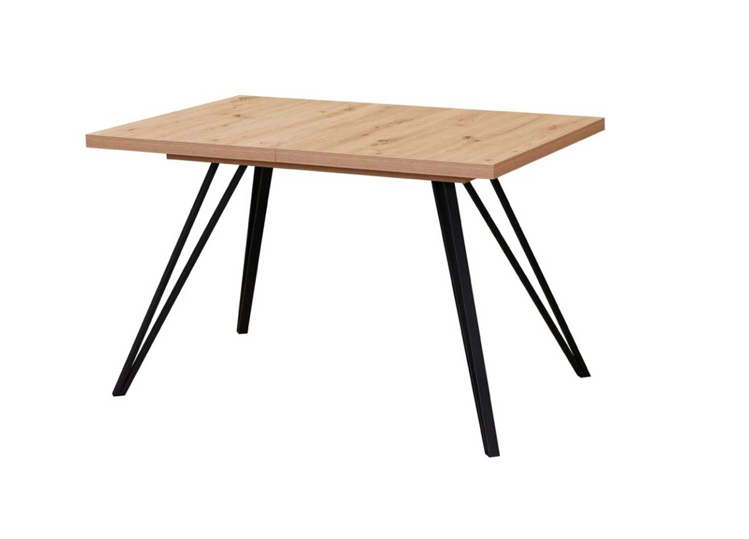 Table à manger avec allonge 160-200 cm chêne Maonie