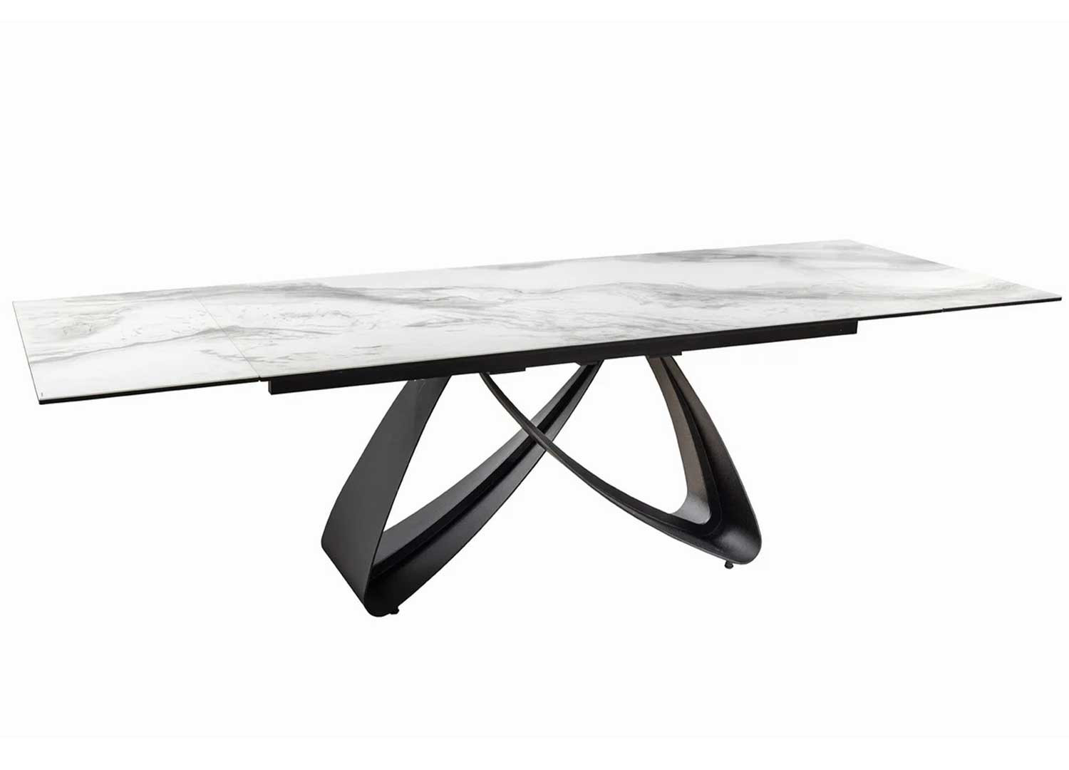 Table à manger céramique marbre blanc 10 personnes Eclipse