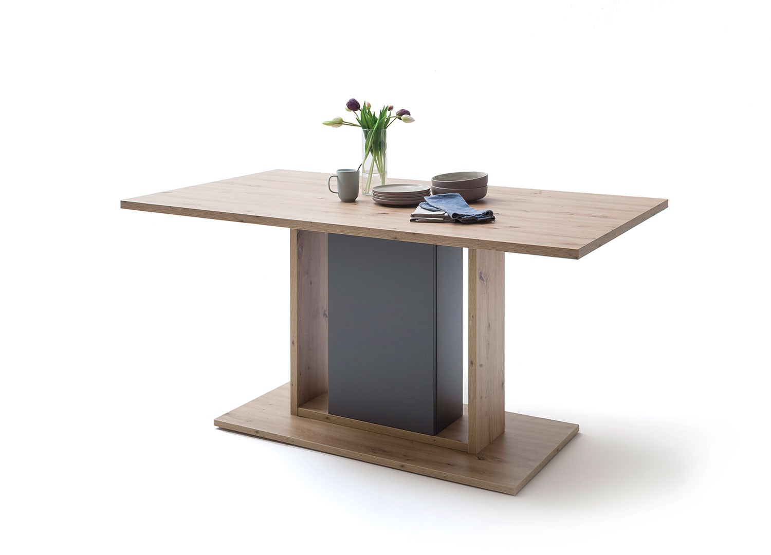 Table à manger design rectangulaire 1m60