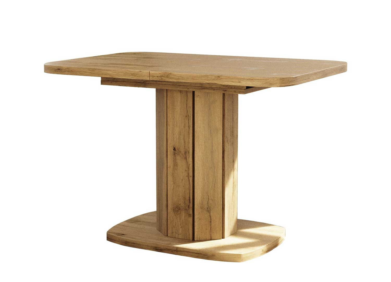 Table à manger extensible 110-140 cm chêne Enael