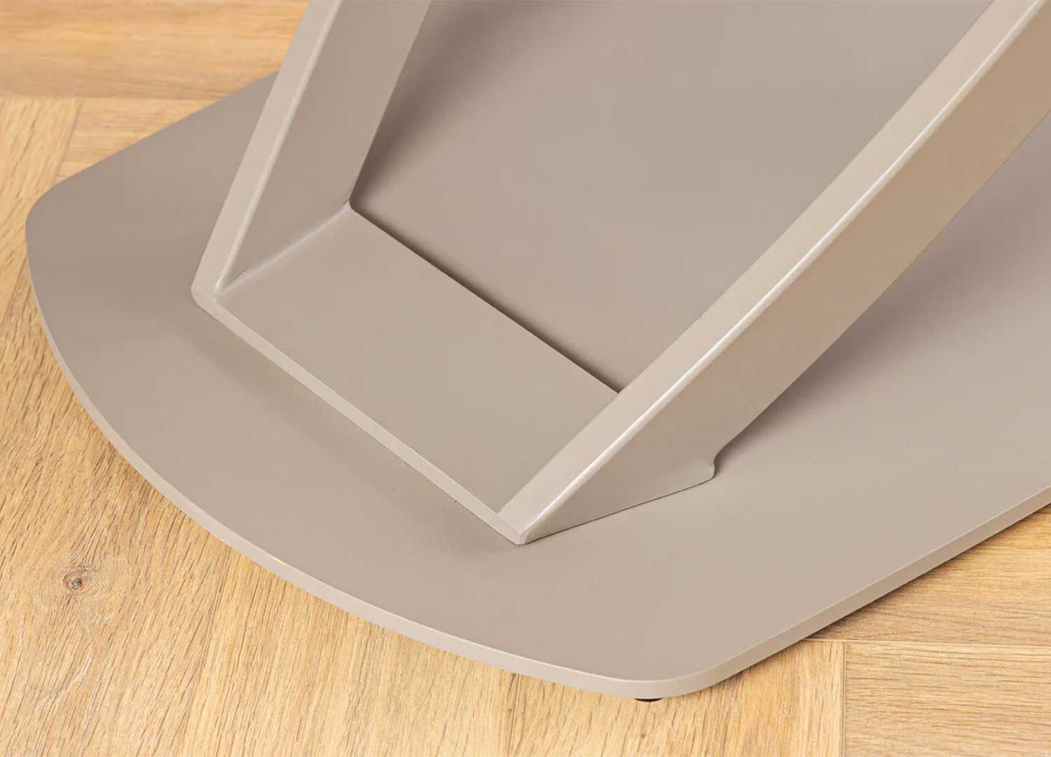 Table à manger extensible aspect travertin 130-190 cm Avarea