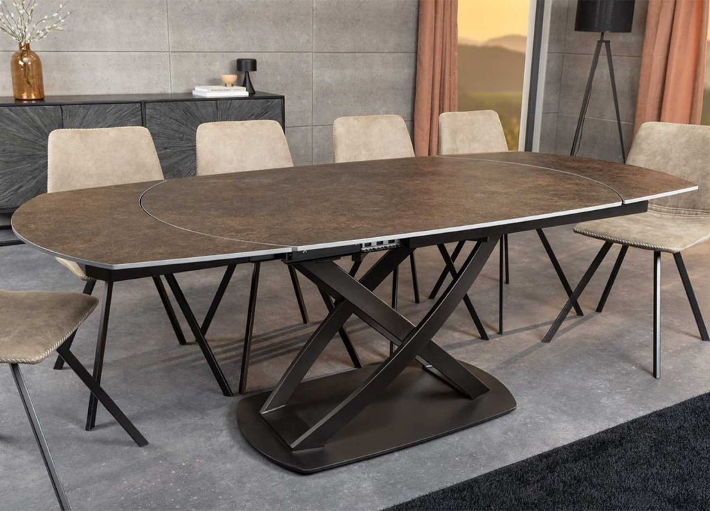Table à manger extensible céramique 130-190 cm Avarea