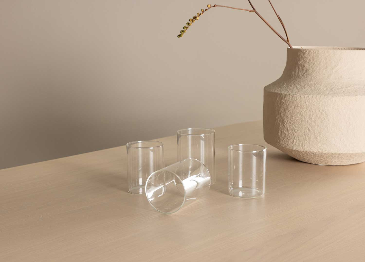 Table à manger ovale MDF 220 cm bois clair TYRESO