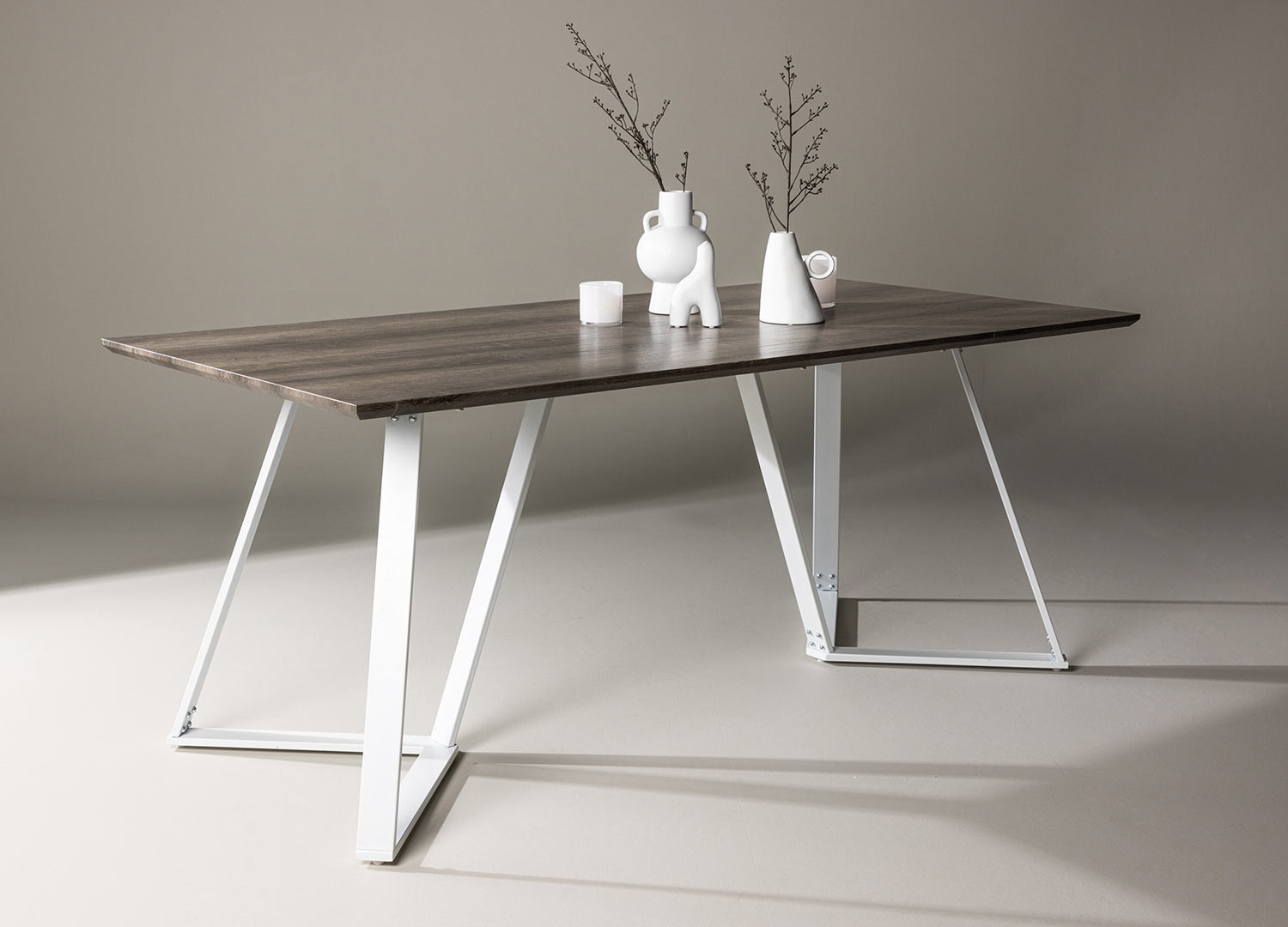 Table à manger rectangulaire chêne blanc