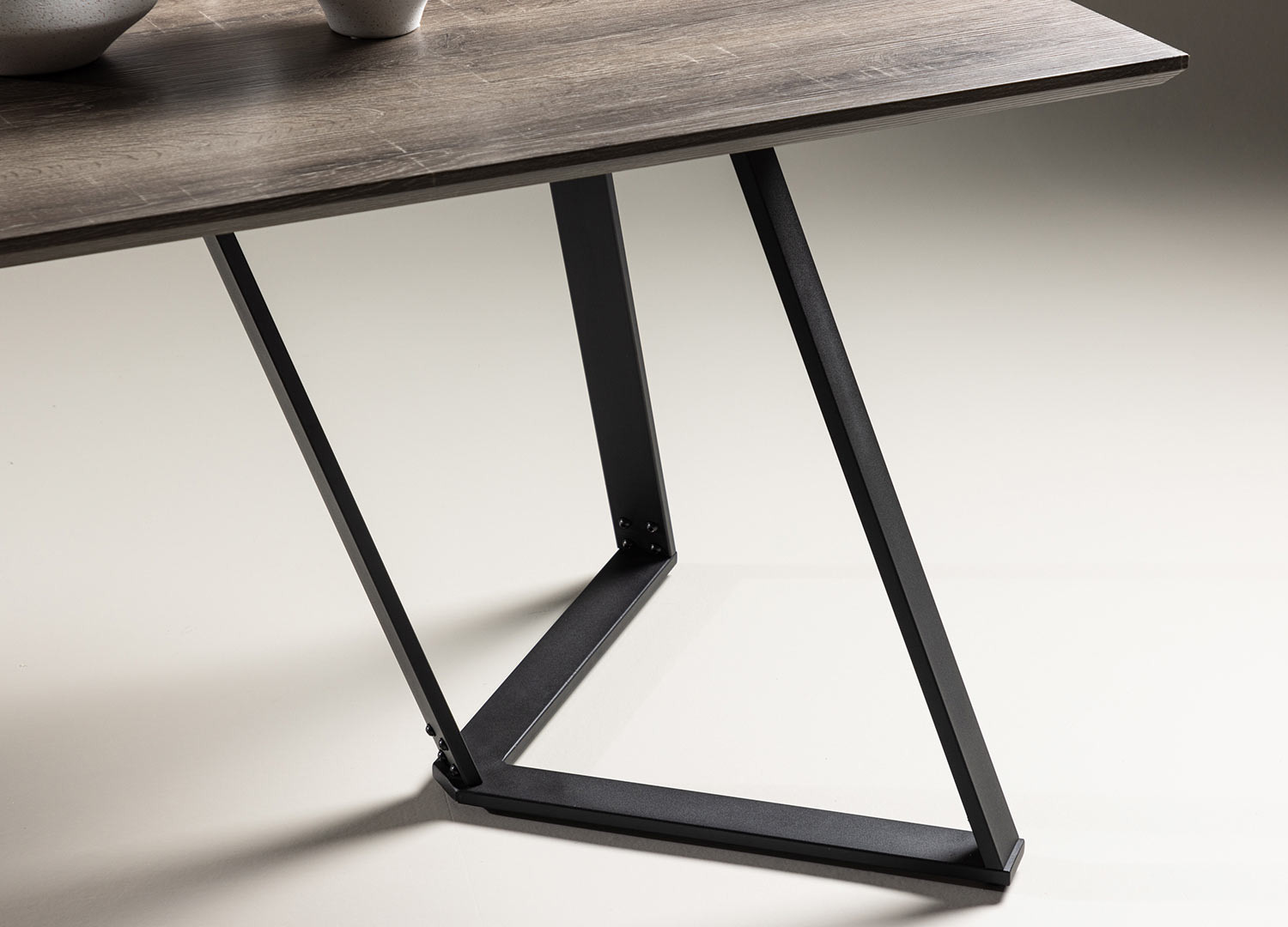 Table à manger rectangulaire chêne noir