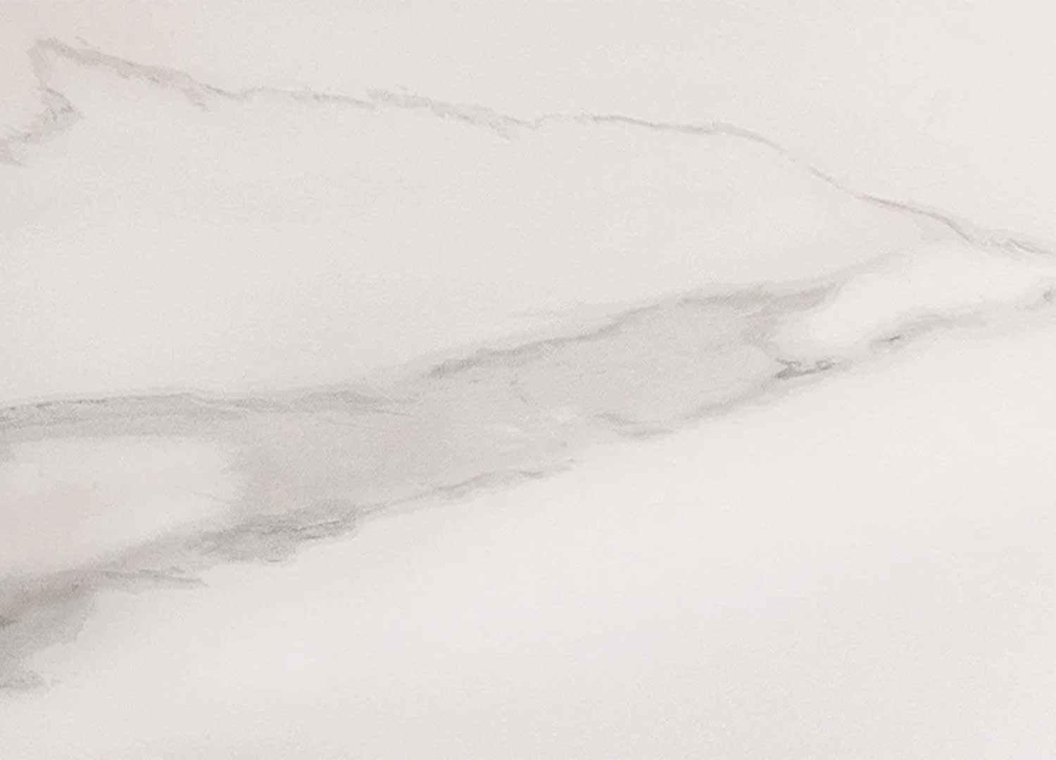 Table à manger ronde 135 cm céramique blanc et pied central Ariana