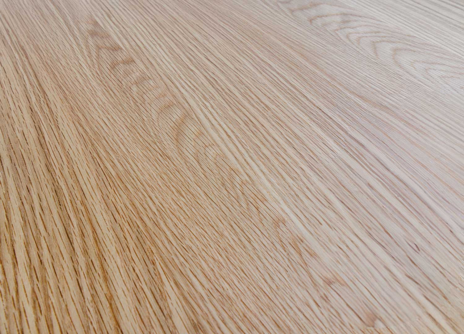 Table à manger ronde en bois chêne naturel 120 cm
