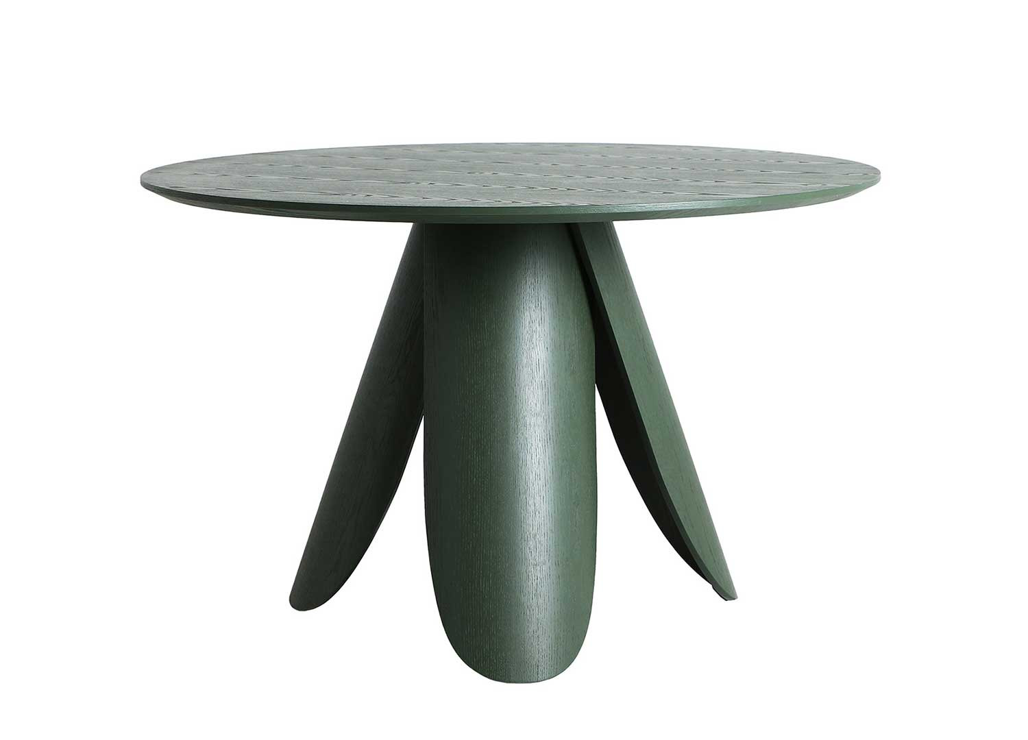 Table à manger ronde verte 120 cm Casablanca