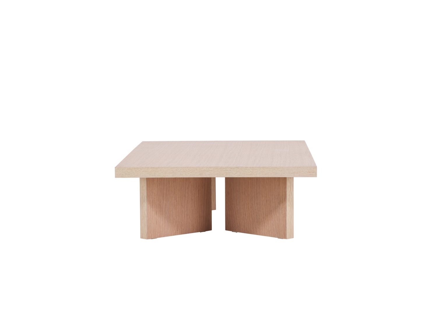 Vue produit de la table basse Bassholmen blanchi en MDF
