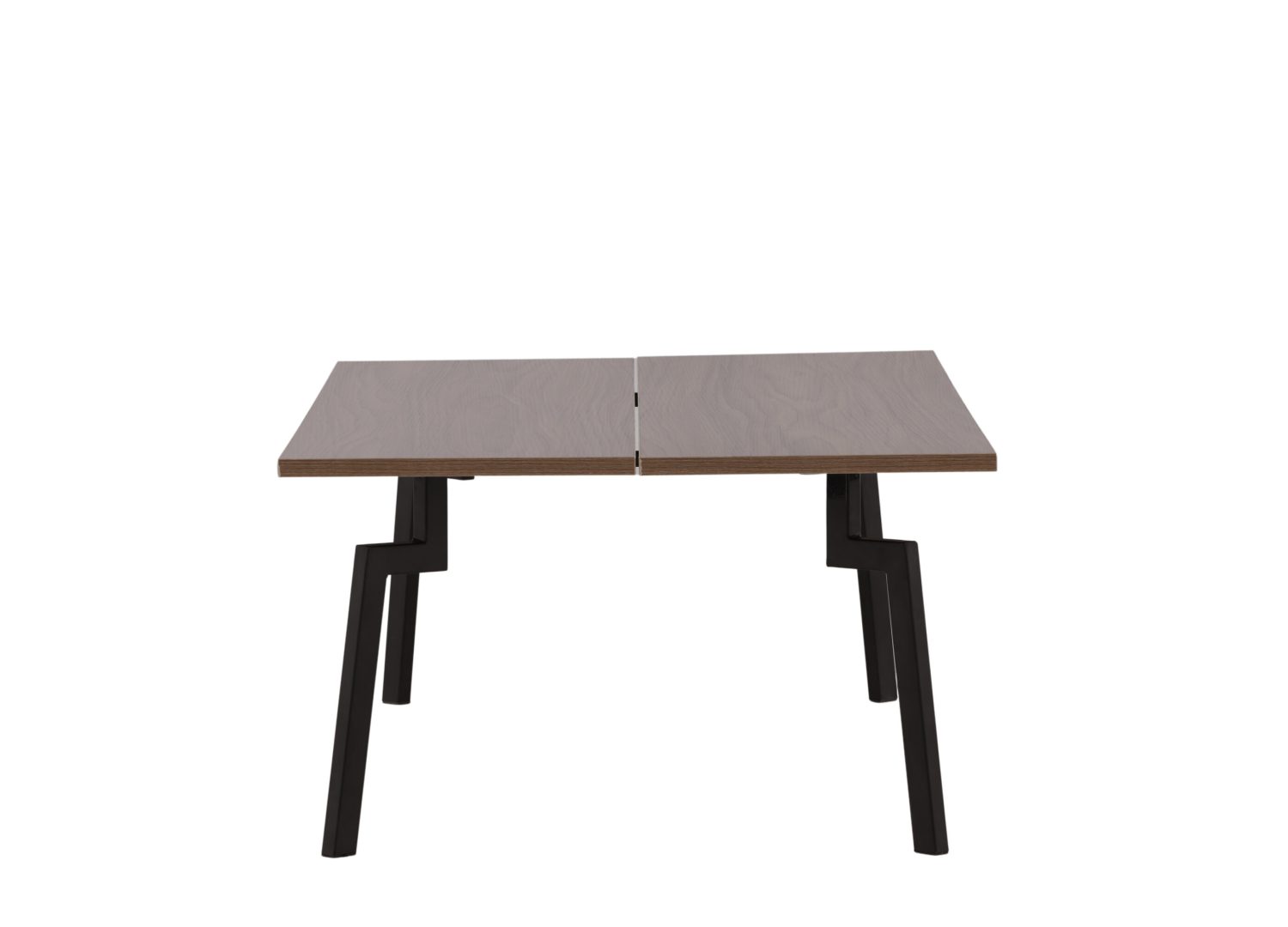 Vue produit de la table basse Bethan noyer en MDF