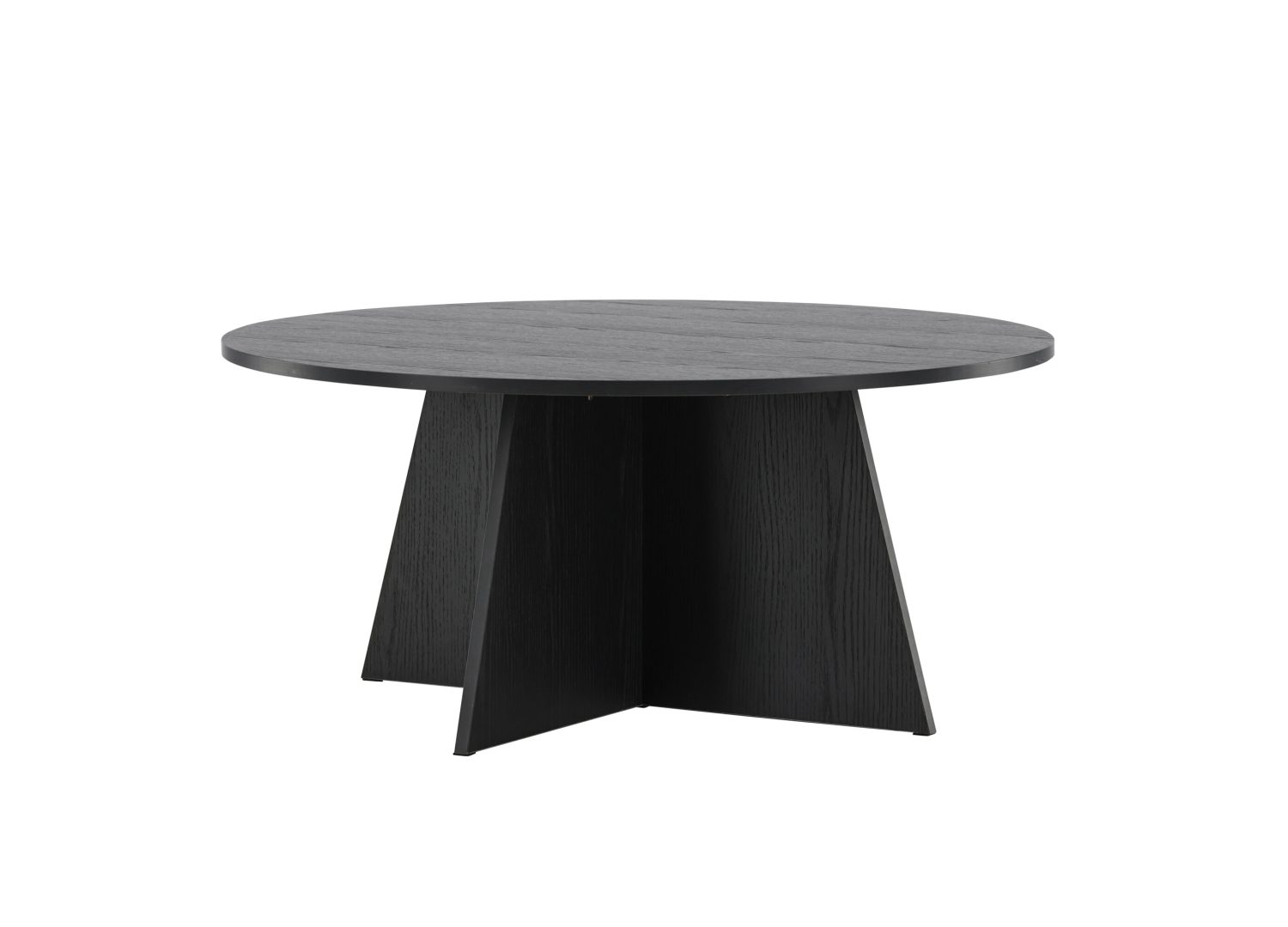 Vue produit de la table basse Bootcut noir en MDF