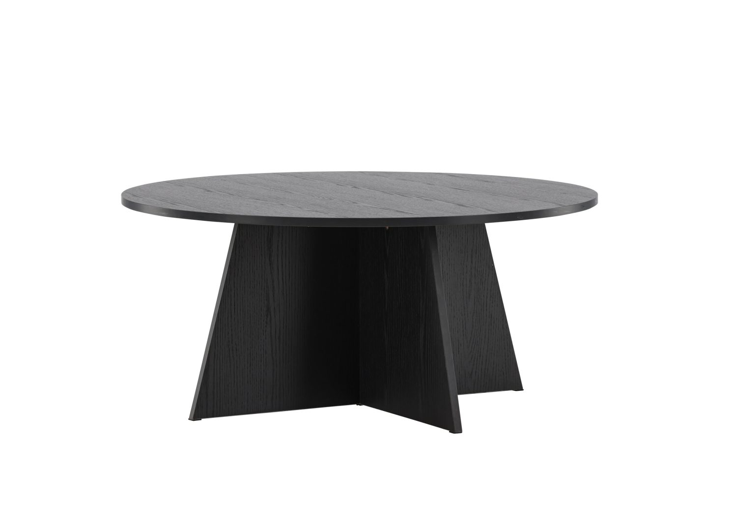 Vue produit de la table basse Bootcut noir en MDF