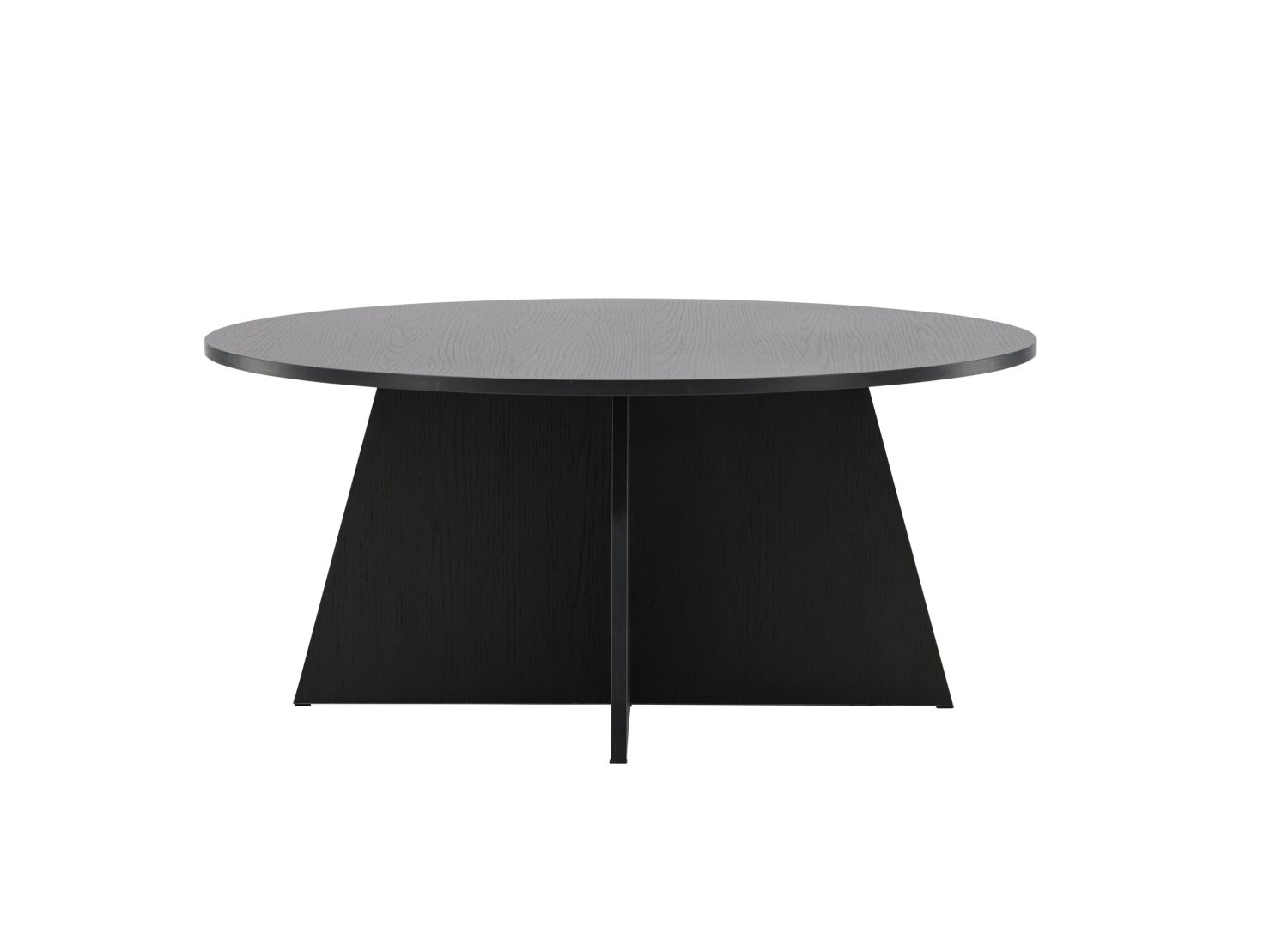 Vue produit de la table basse Bootcut noir en MDF