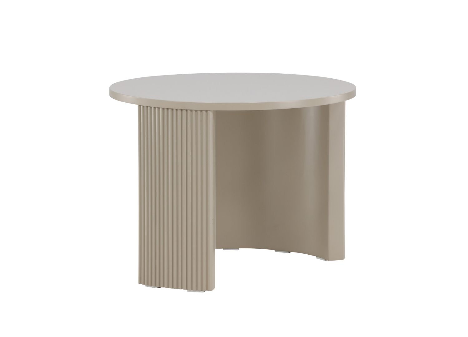 Vue produit de la table basse Bristol beige en MDF