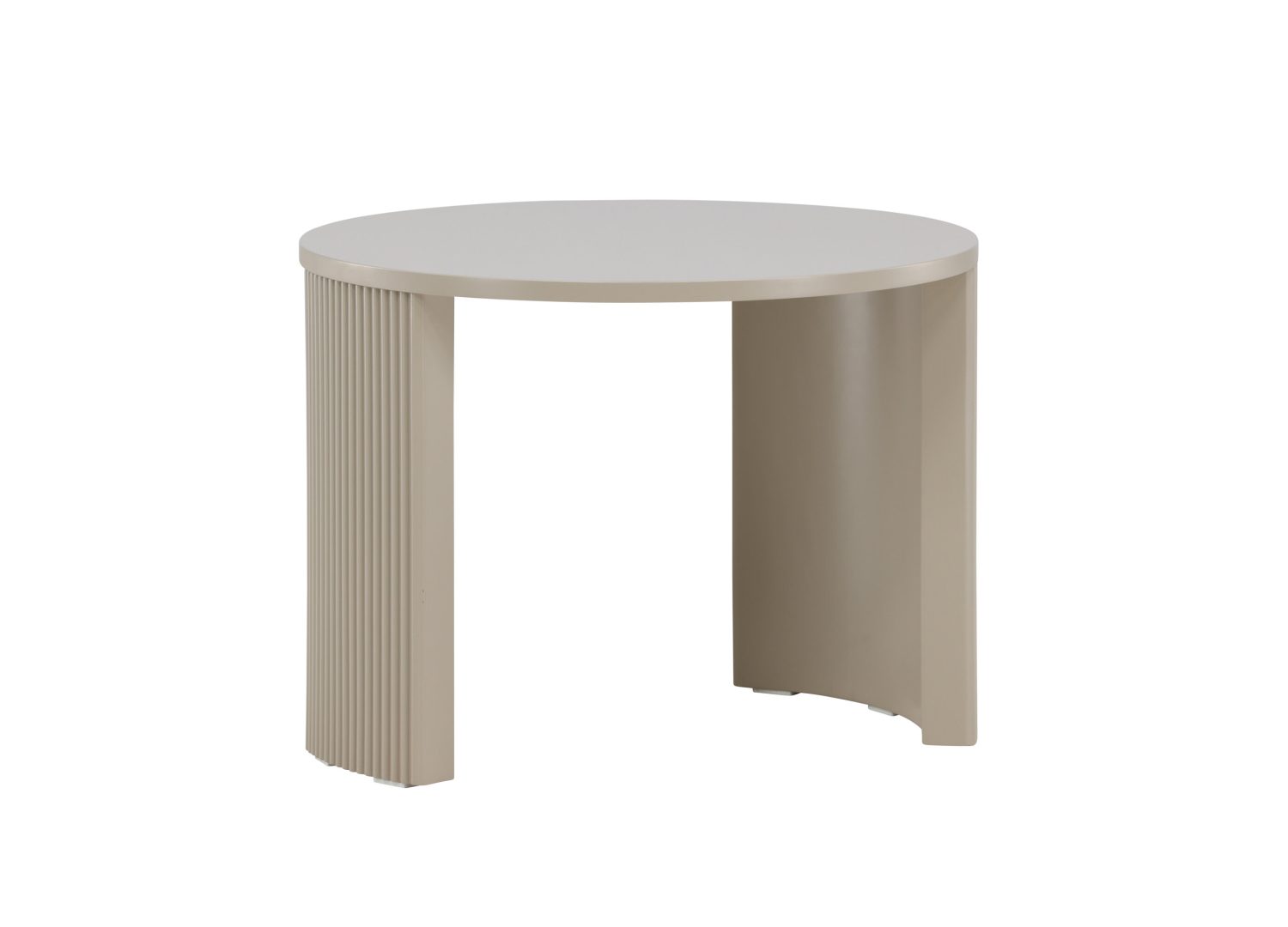 Vue produit de la table basse Bristol beige en MDF