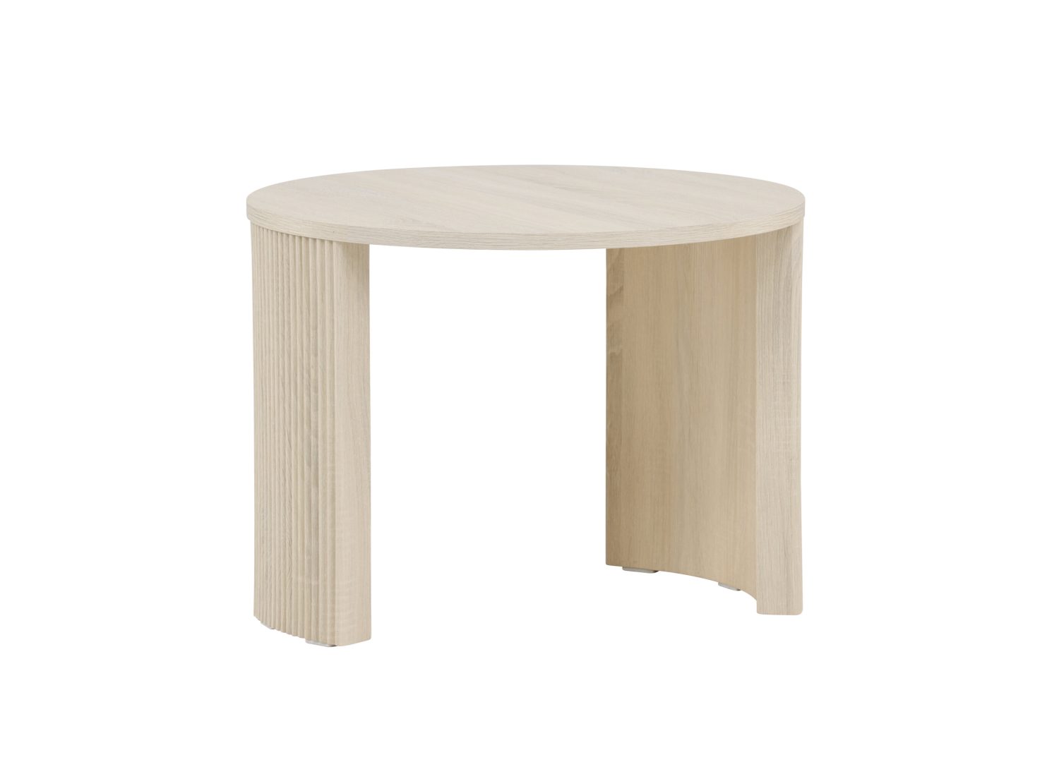 Vue produit de la table basse Bristol blanchi en MDF