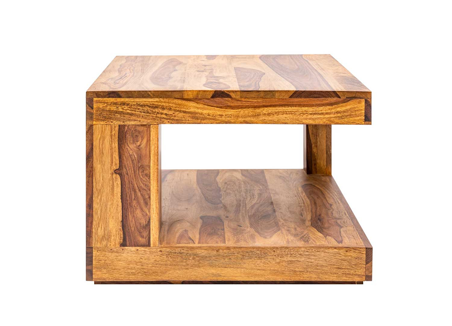 Table basse carrée en sesham 60 cm Sevian