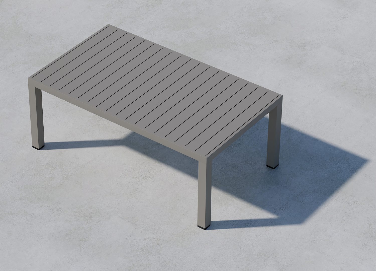 Table basse Copacabana marron dans un salon contemporain