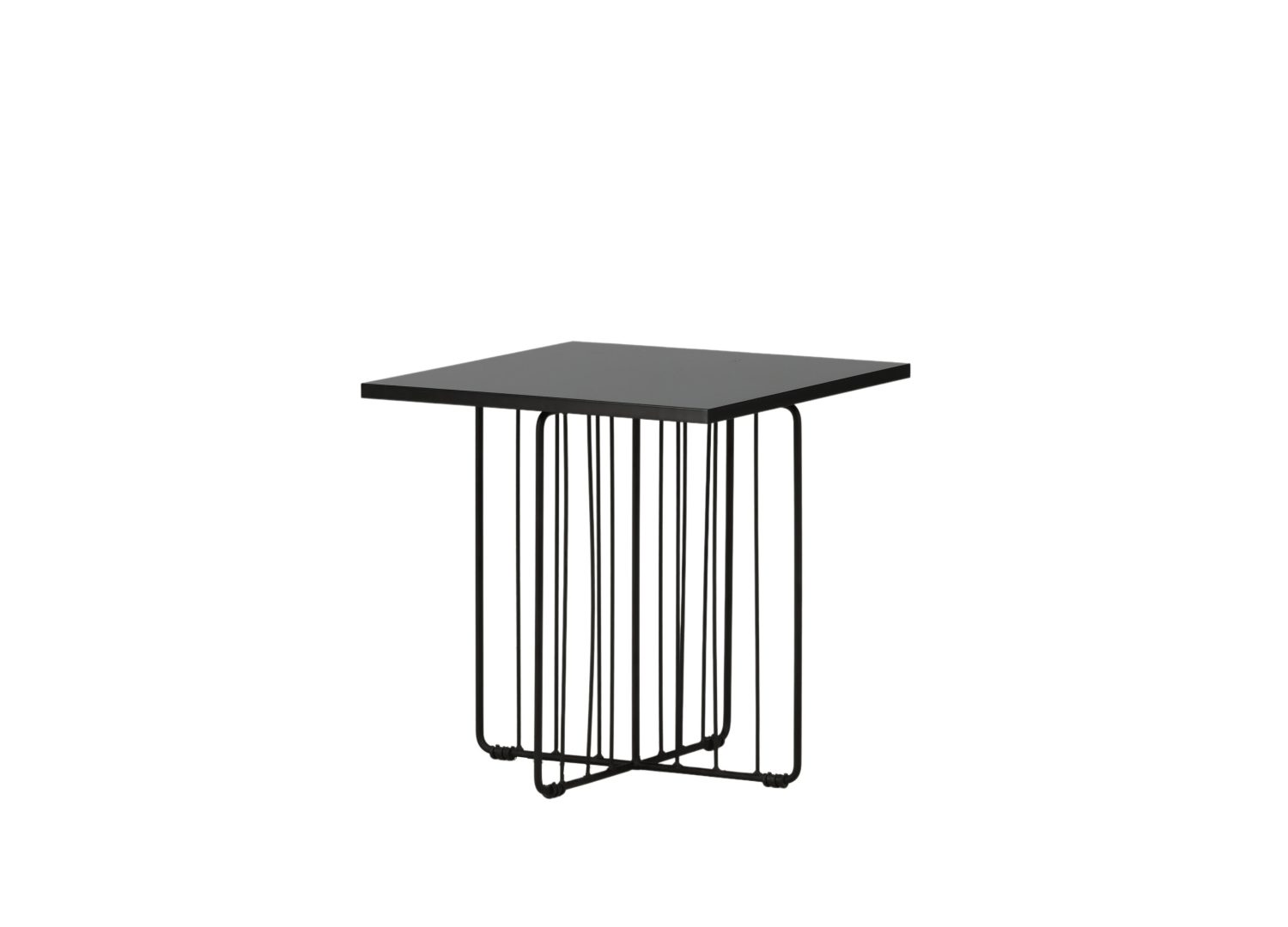 Vue produit de la table basse Dayton noir en MDF