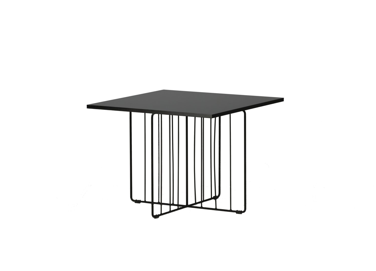 Vue produit de la table basse Dayton noir en MDF